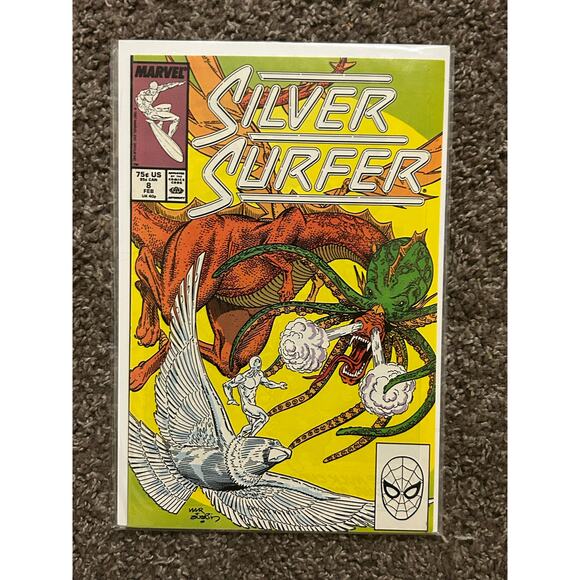 Silver Surfer Vol. 3 #1, 2, 4, 6, 7, 8, 9 (1987 Marvel) Lot of 7 - 3 KEY ISSUES - Picture 4 of 8